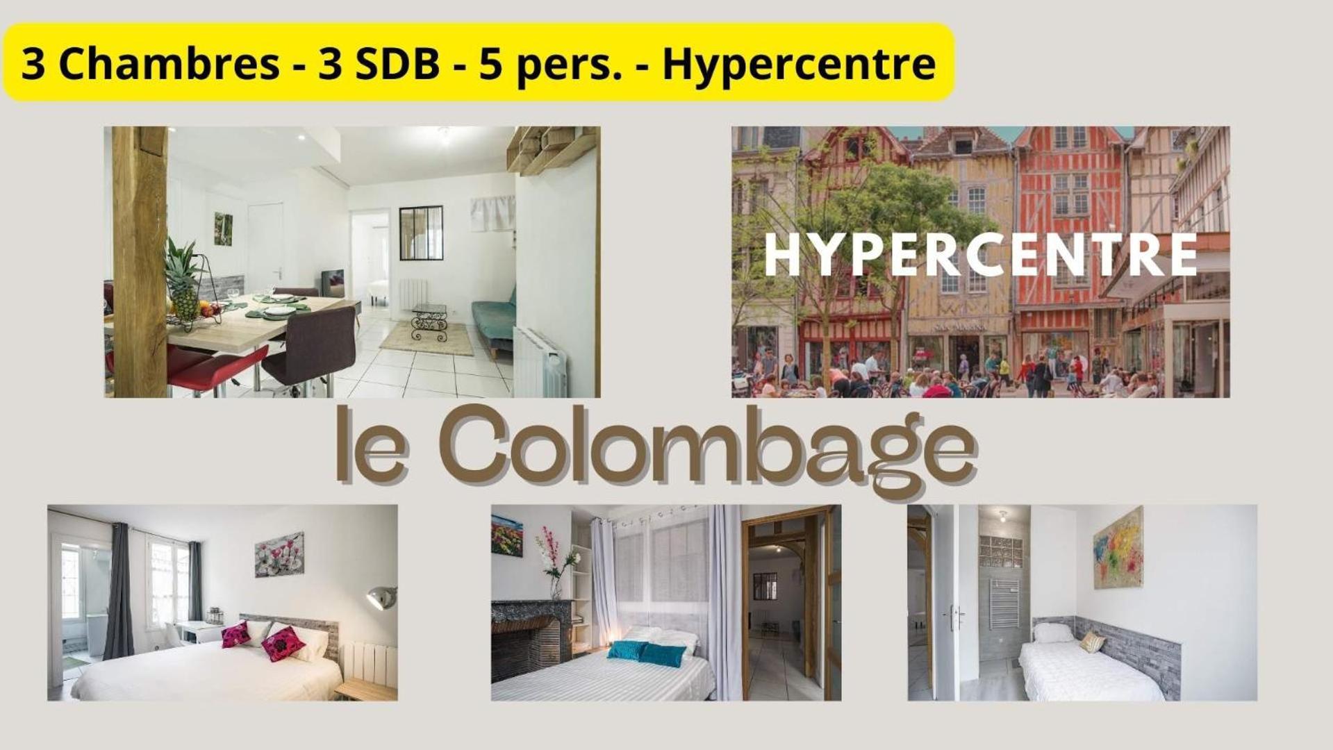 Le Colombage-3 Chambres- Hypercentre Троа Екстериор снимка
